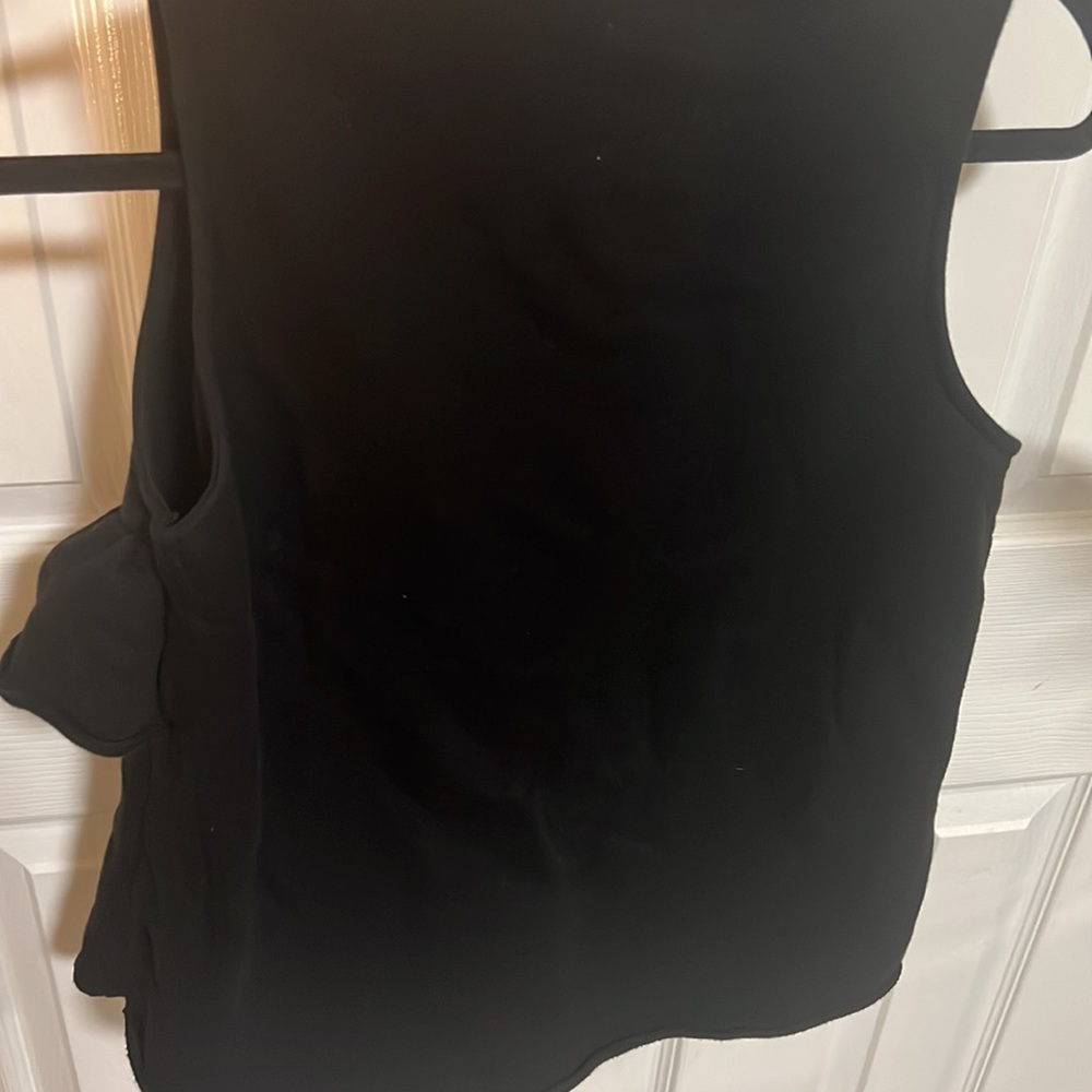 Carven Sleeveless Peplum Sweatshirt View 6